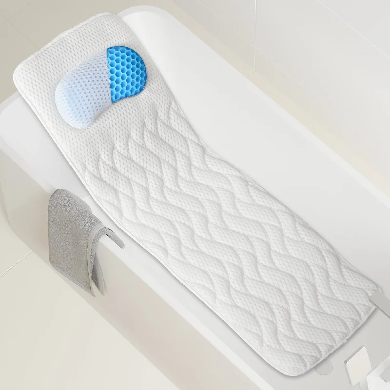 Bathtub Bath Pillows for Tub Full Body with Ergonomic TPE