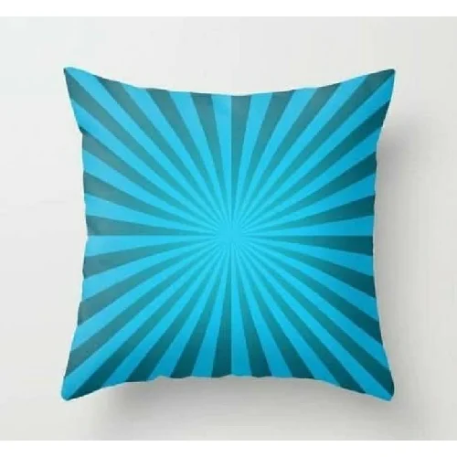 Blue Shadow Throw Pillow