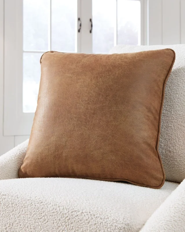 Caramel Cortnie Pillow by Ashley Furniture