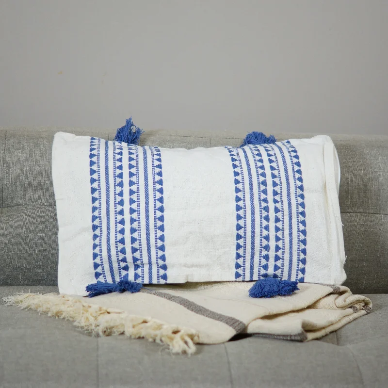 Cotton Pillow Cover with Pillow Insert Not Included