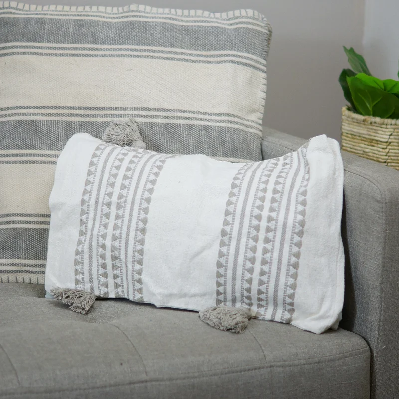 Cotton Pillow Cover with Pillow Insert Not Included