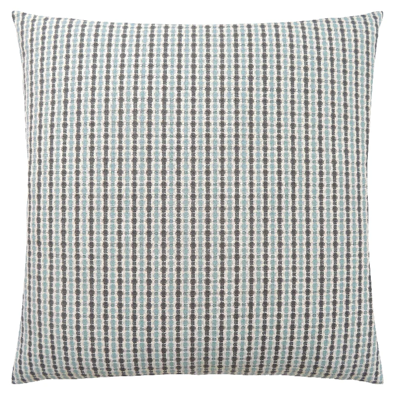 Monarch Pillow - 18"X 18" Light Blue Grey Abstract Dot 1Pc