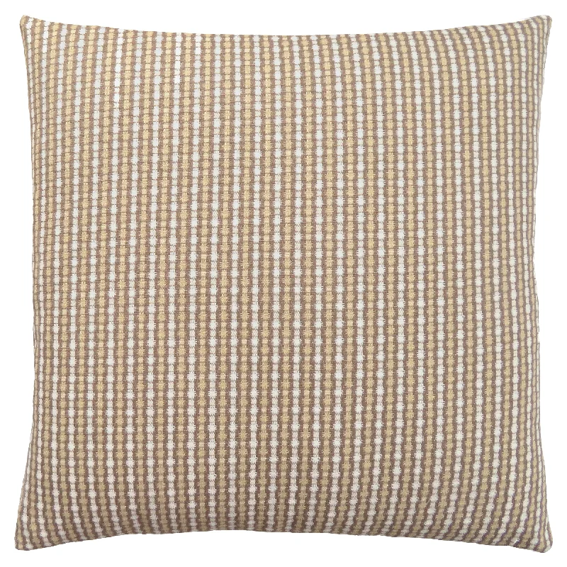 Monarch Pillow - 18"X 18" Light Dark Taupe Abstract Dot 1Pc