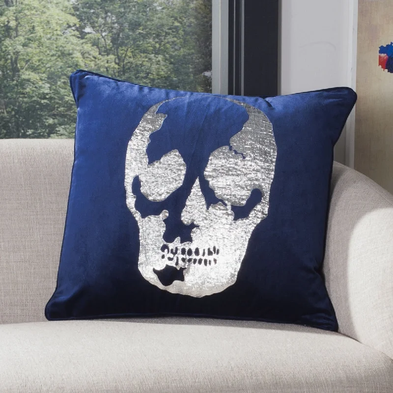 Safavieh Rayen Skull Pillow