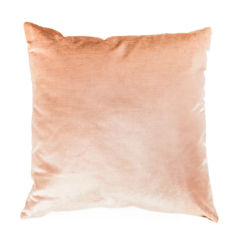 Textured Blush Velvet Pillow