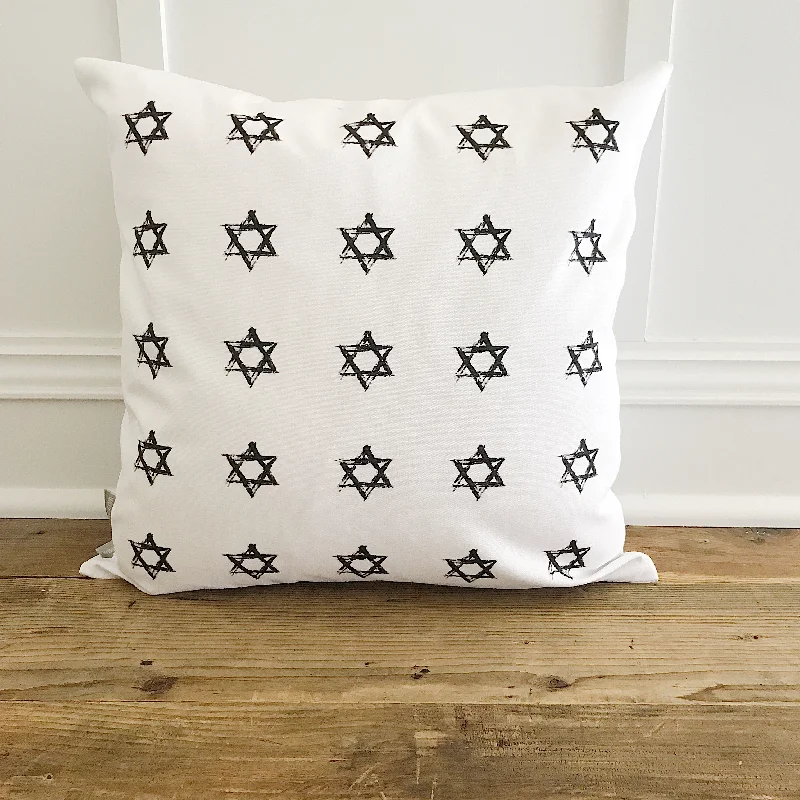 Star of David Stamp Pillow Cover