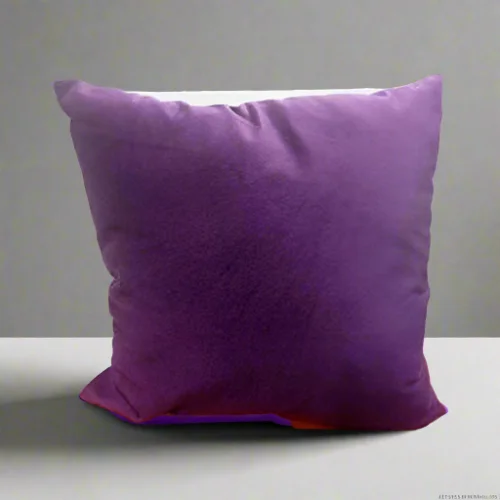 Throw Pillow Purple Plain