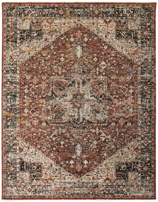 Caprio 9203960F Red/Ivory Rug