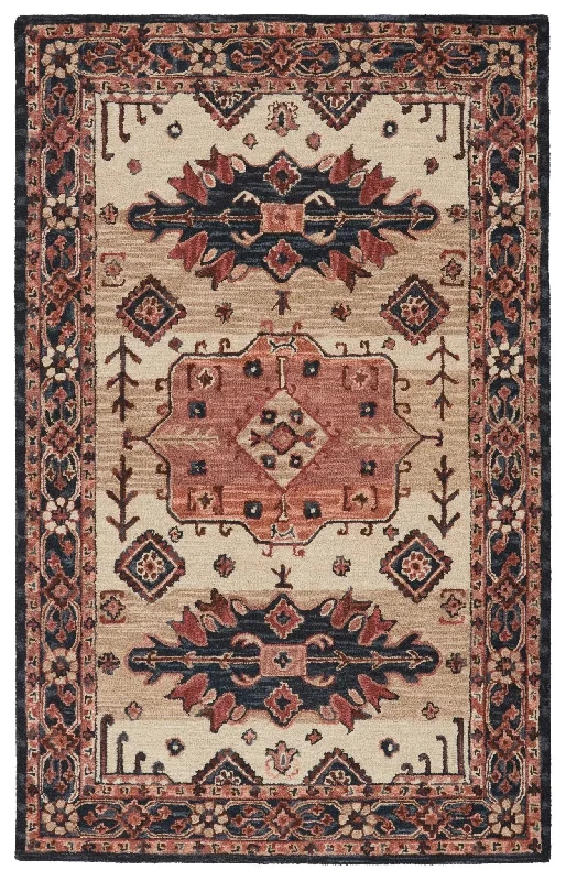 Cardamom COM09 Pink/Dark Blue Rug