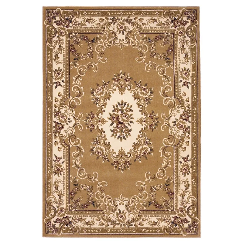 Corinthian 5309 Aubusson Beige/Ivory Rug