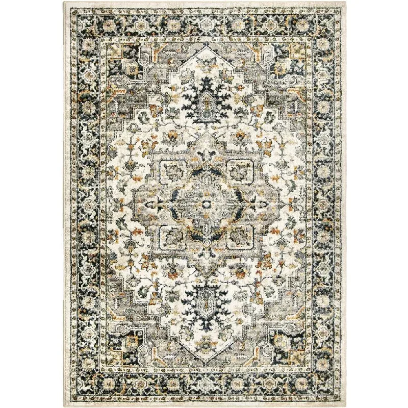 Imperial By Palmetto Living 9510 Heriz Distressed Ivory Rugs