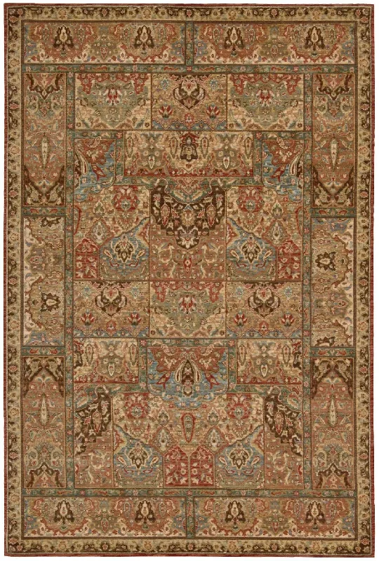 Living Treasures LI02 Multi Color Rug