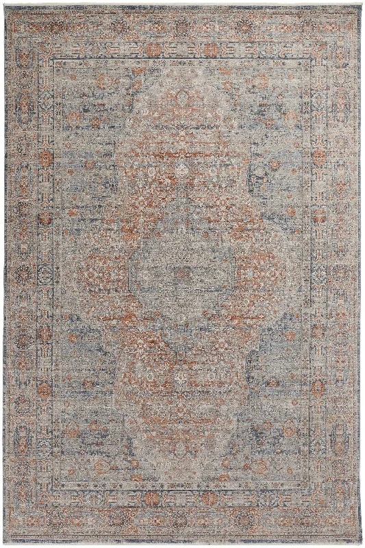 Marquette MRQ3778F Rust/Blue Rug