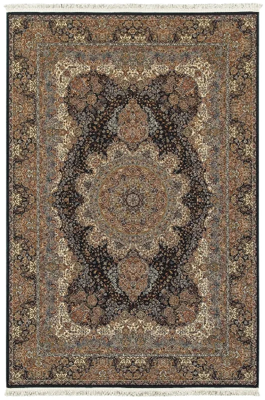 Masterpiece 5501K Black/ Multi Rug