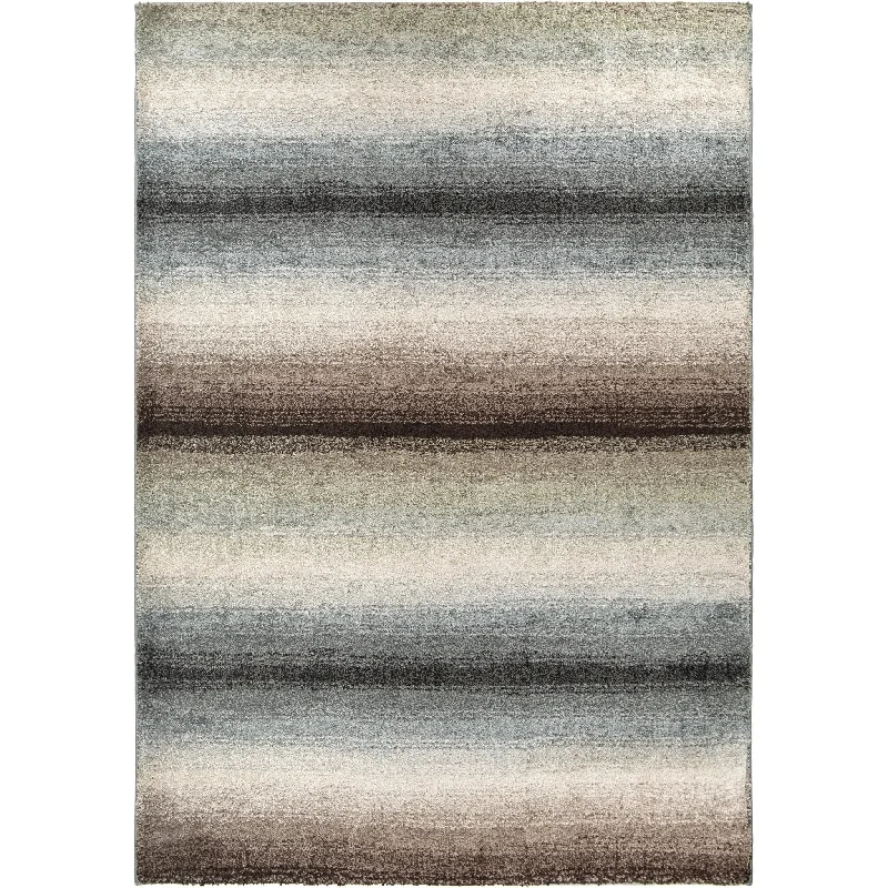 Mystical 7018 Skyline Muted Blue Rug