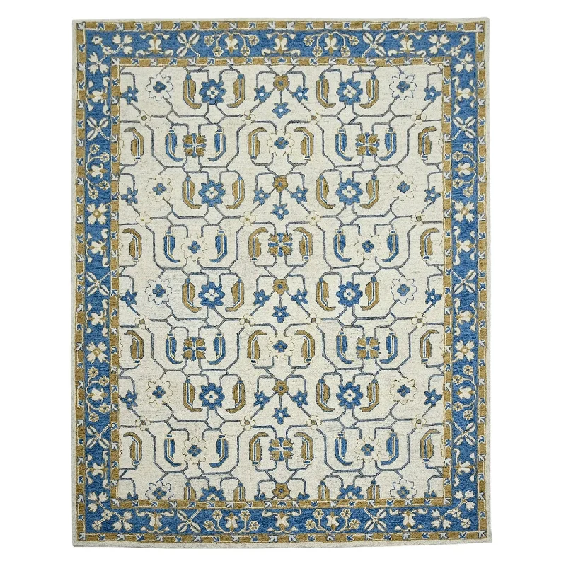 Romania ROM-8 Blue Rug