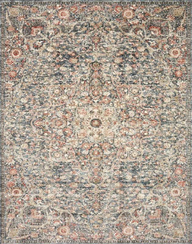 Saban SAB-02 Blue/Spice Rug