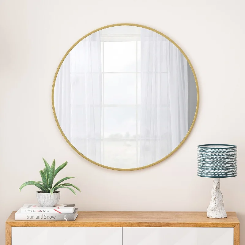 28/36/39/42/48 inch Round Framed Wall Bathroom Vanity Mirror