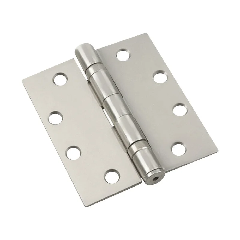 9 Pack of 4-1/2" Mortise Ball Bearing Butt Hinge Brushed Nickel