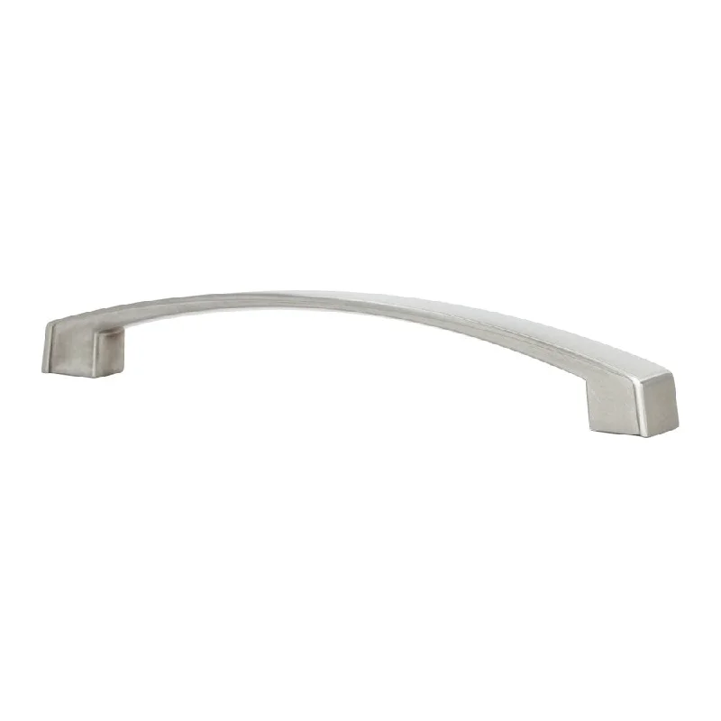 Bow 6-5/16" Centers Brushed Nickel Cabinet Pull Handle