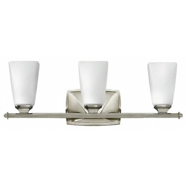 Hinkley Darby 3-Light Vanity Light in Polished Nickel