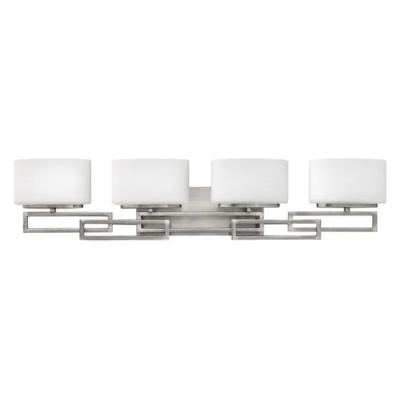 Hinkley Lanza 4-Light Vanity Light in Antique Nickel