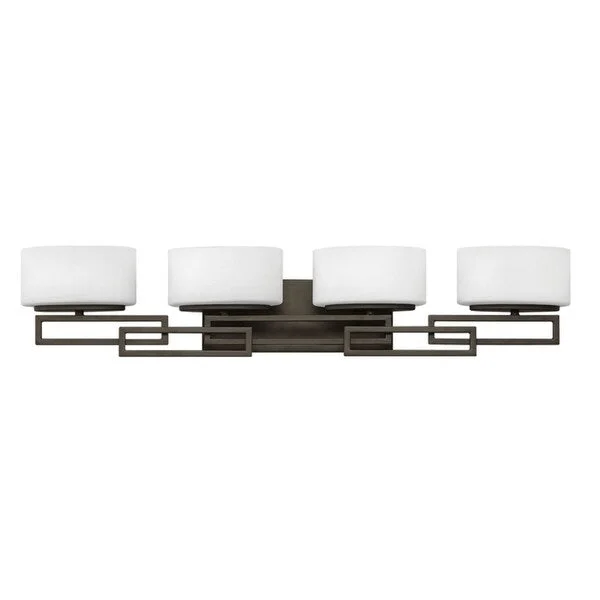 Hinkley Lanza 4-Light Vanity Light in Buckeye Bronze