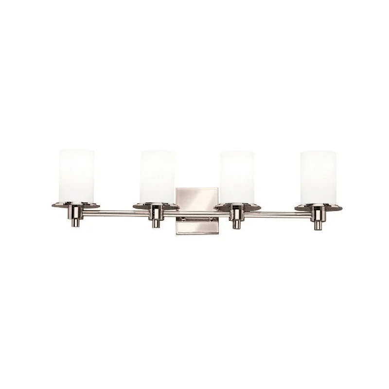 Kichler Lighting Cylinders Collection 4-light Polished Nickel Bath/Vanity Light