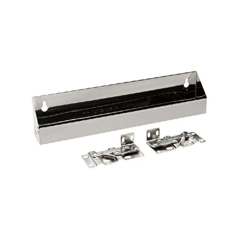 Rev-A-Shelf 6581 Series Stainless Steel 13-inch Tip-out Tray with Hinges