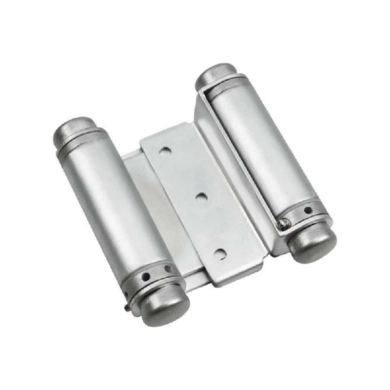 Rok Hardware Double Action Steel Spring Hinge Satin Chrome (Set of 2)