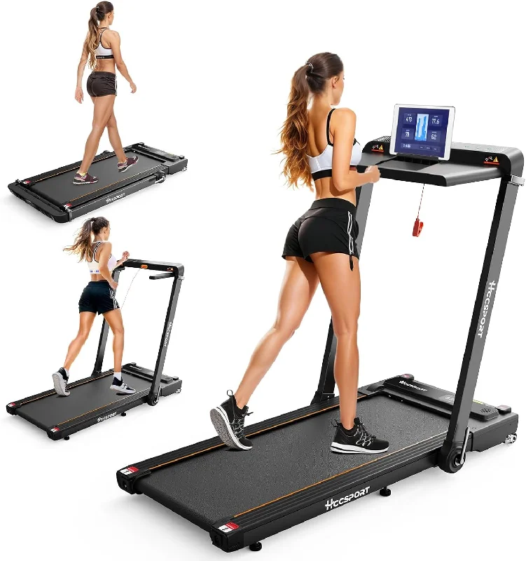 Treadmill with Incline, 3 in 1 Under Desk Treadmill Walking Pad with Removable Desk - $220