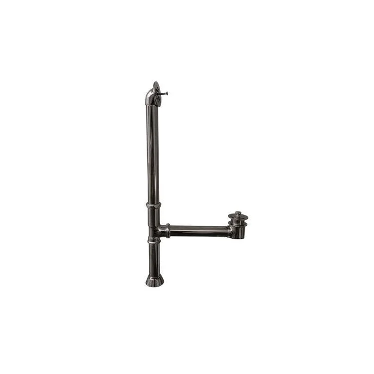 Tub Kit Columbus 61 Inch Cast Iron White Kit Includes Oil Rubbed Bronze Tub Filler Freestanding Bath Supplies and Leg Tub Drain Elephant Spout Porcelain Lever Handles Cradle 60 Inch Hose 60 Gallon Capacity