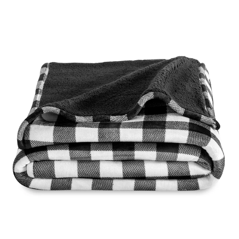 Buffalo Plaid - White/Black