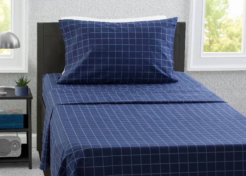 Plaid 3-Piece Twin Sheet Set