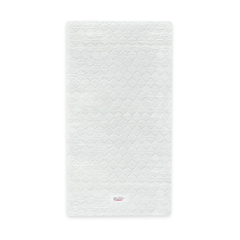 Pure Core Lightweight Mini Crib Mattress + Hybrid Quilted Waterproof Cover