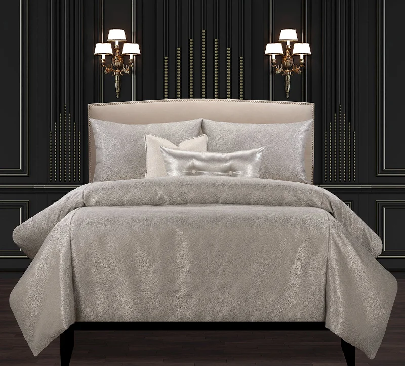 Jazz Club Silver King Comforter Set