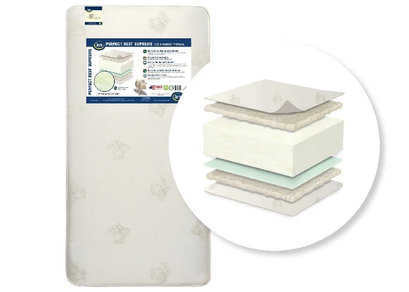 Serta® Perfect Rest® Supreme Crib and Toddler Mattress